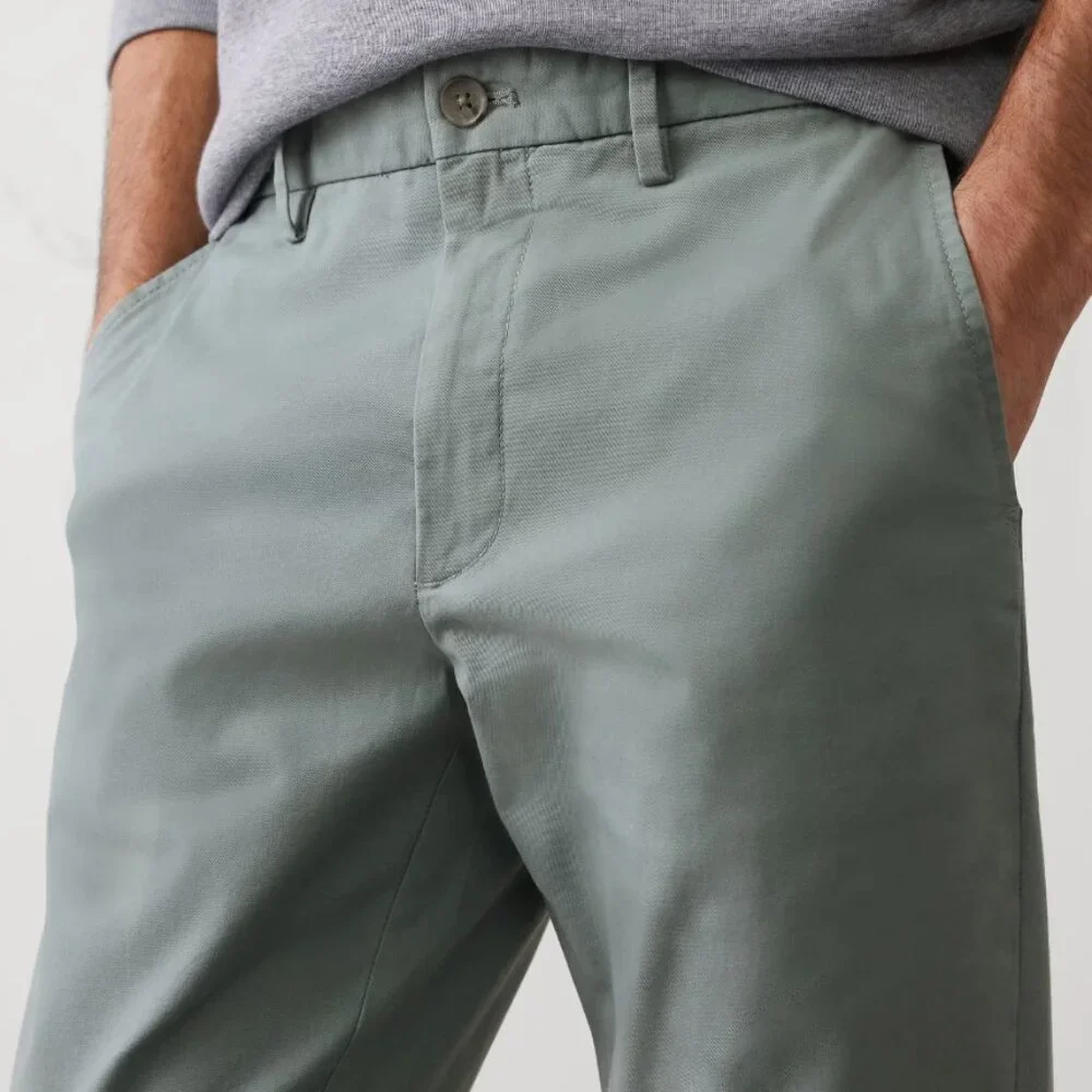 Banana Republic Men's Skinny Lived-In Chino, Grey Succulent, 30x30, EUC